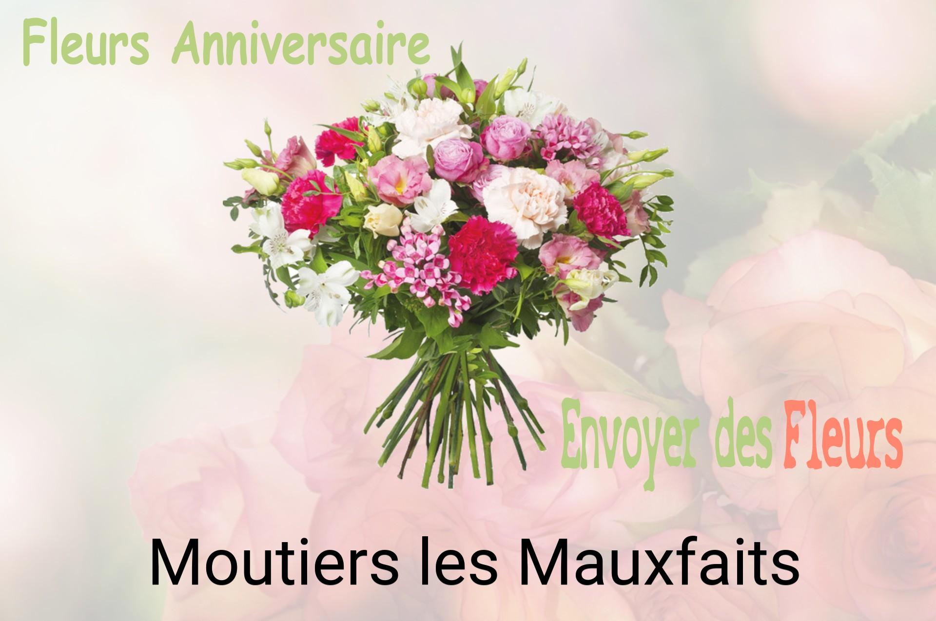Bouquet de fleurs d’anniversaire livré à Moutiers-les-Mauxfaits